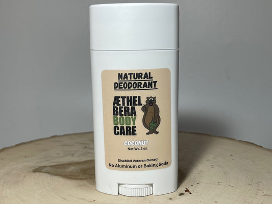 Natural Aluminum-Free Deodorant - Coconut
