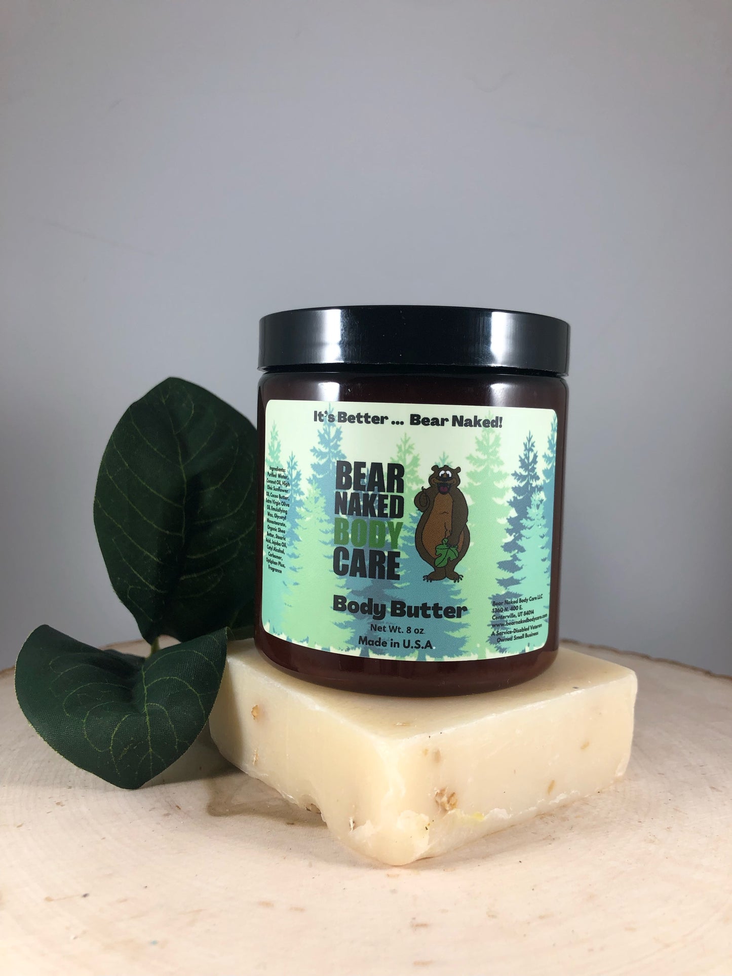 "Bear Naked" Unscented Goat Milk Soap Bar