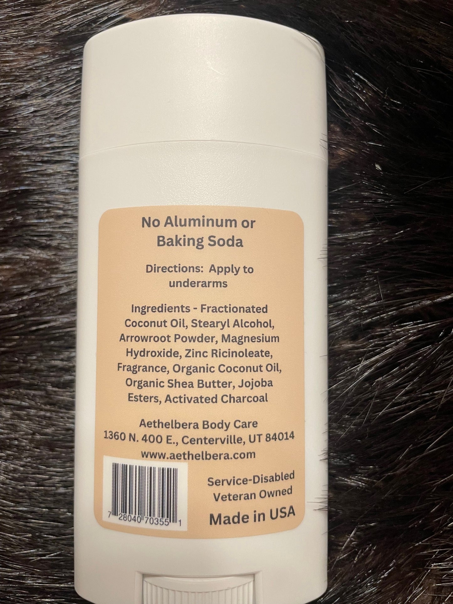 Natural Aluminum-Free Deodorant - Coconut