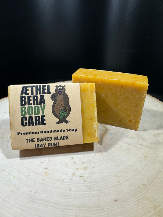 "The Bared Blade" Soap Bar (Bay Rum Spice)