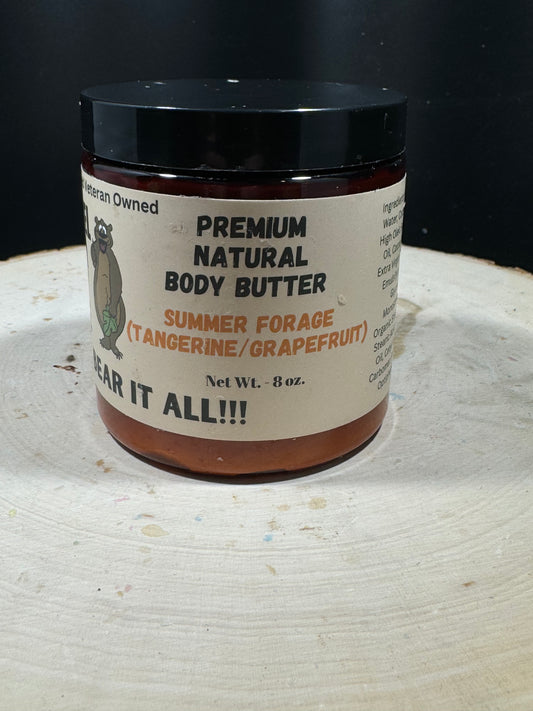 "Summer Forage" Body Butter (Tangerine Grapefruit) - 8 ounce