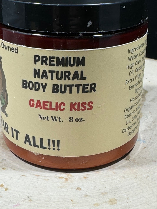 "Gaelic Kiss" Natural Body Butter - 8 oz.