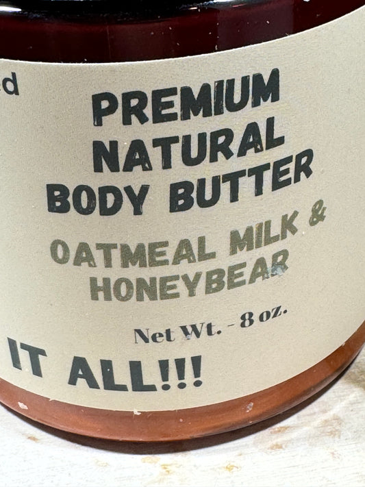 Oatmeal Milk &amp; Honeybear Body Butter - 8 oz.