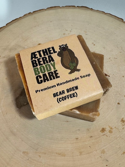 "Bear Brew" Natural Soap (Fresh Coffee)