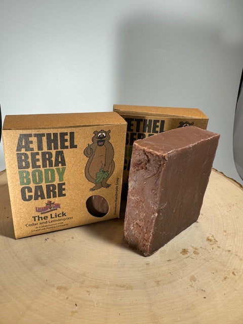 "The Lick" Natural Soap (Cedar & Lemongrass)